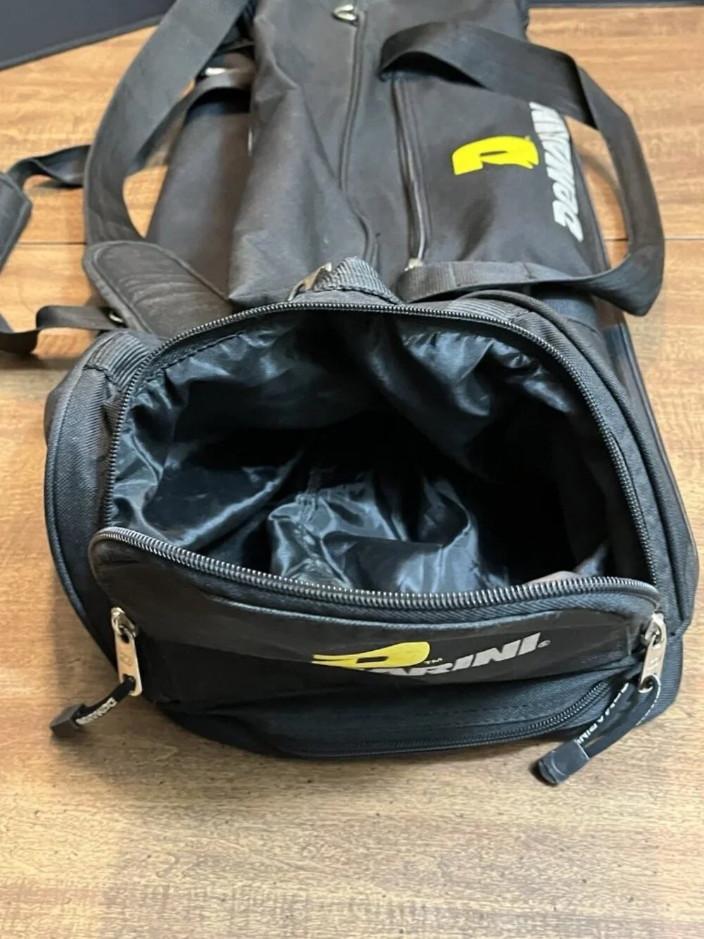 DeMarini Baseball Softball Duffle Equipment Bat Storage Bag Black Yellow 35